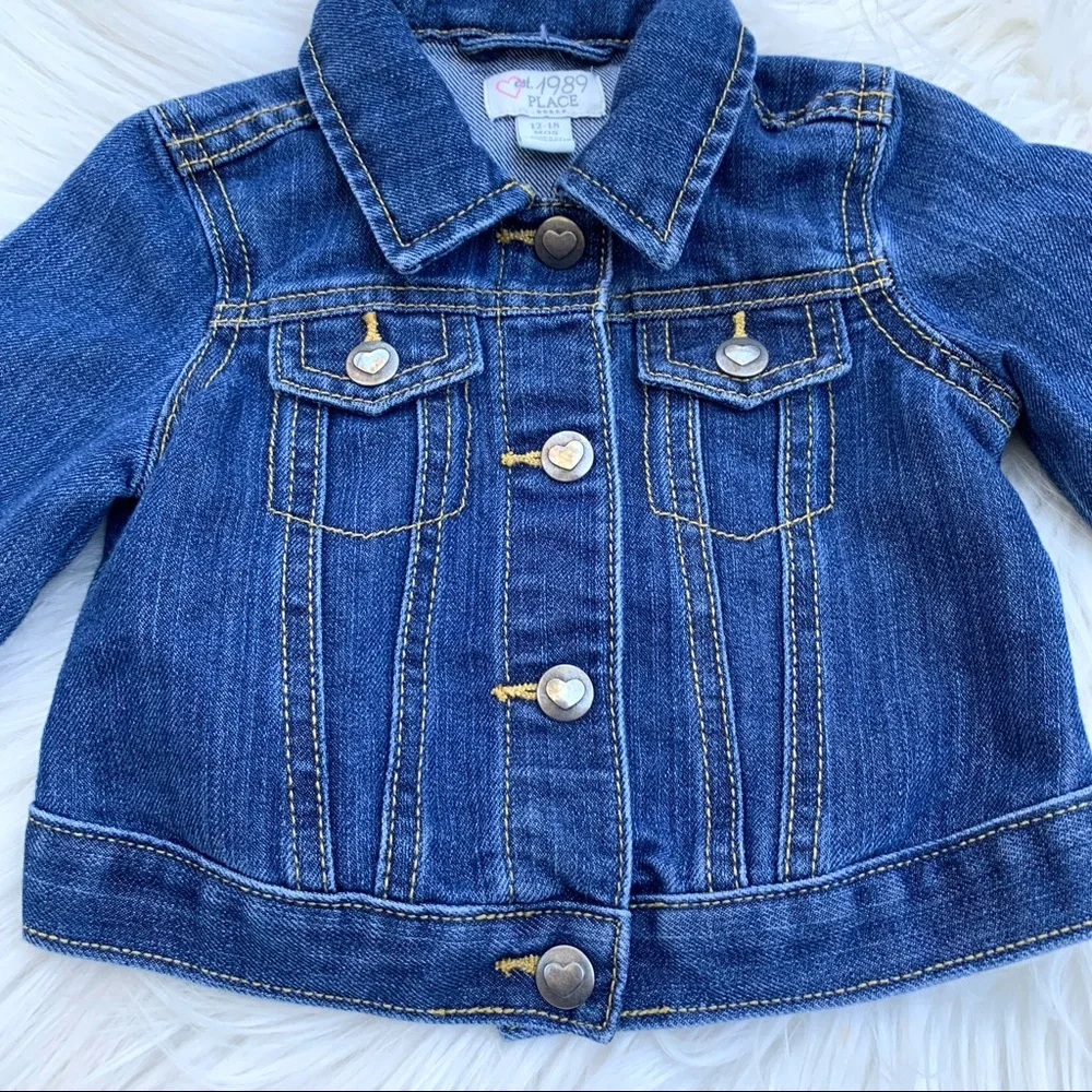The Children’s Place Denim Jean Jacket Infant 12-18 month